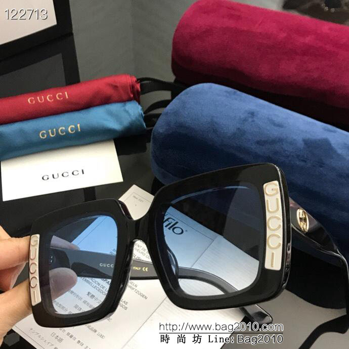 GUCCI古馳 19年春夏新品 GG0556S 方形大框太陽鏡 適合各種臉型 經典太陽鏡  lly1191